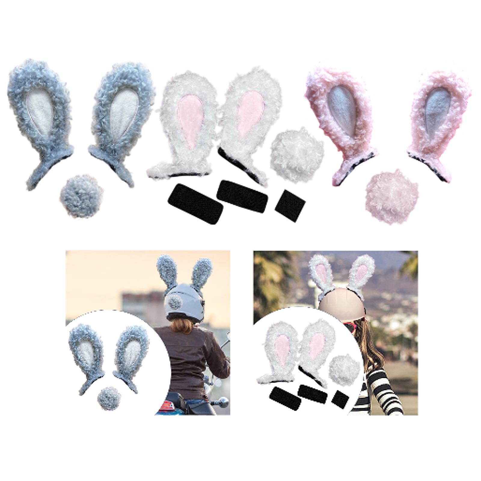 Scooter Helmet Set - Helm Pluche Oren Set Zacht Wasbaar