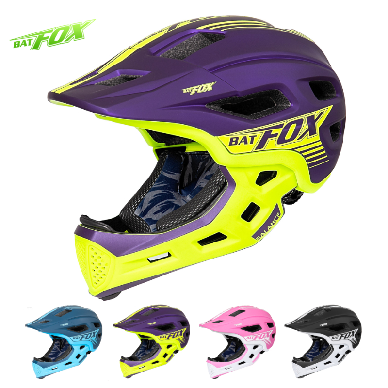 Scooter Helmet Set - BATFOX Integraalhelm Afneembare veiligheid voor kinderen