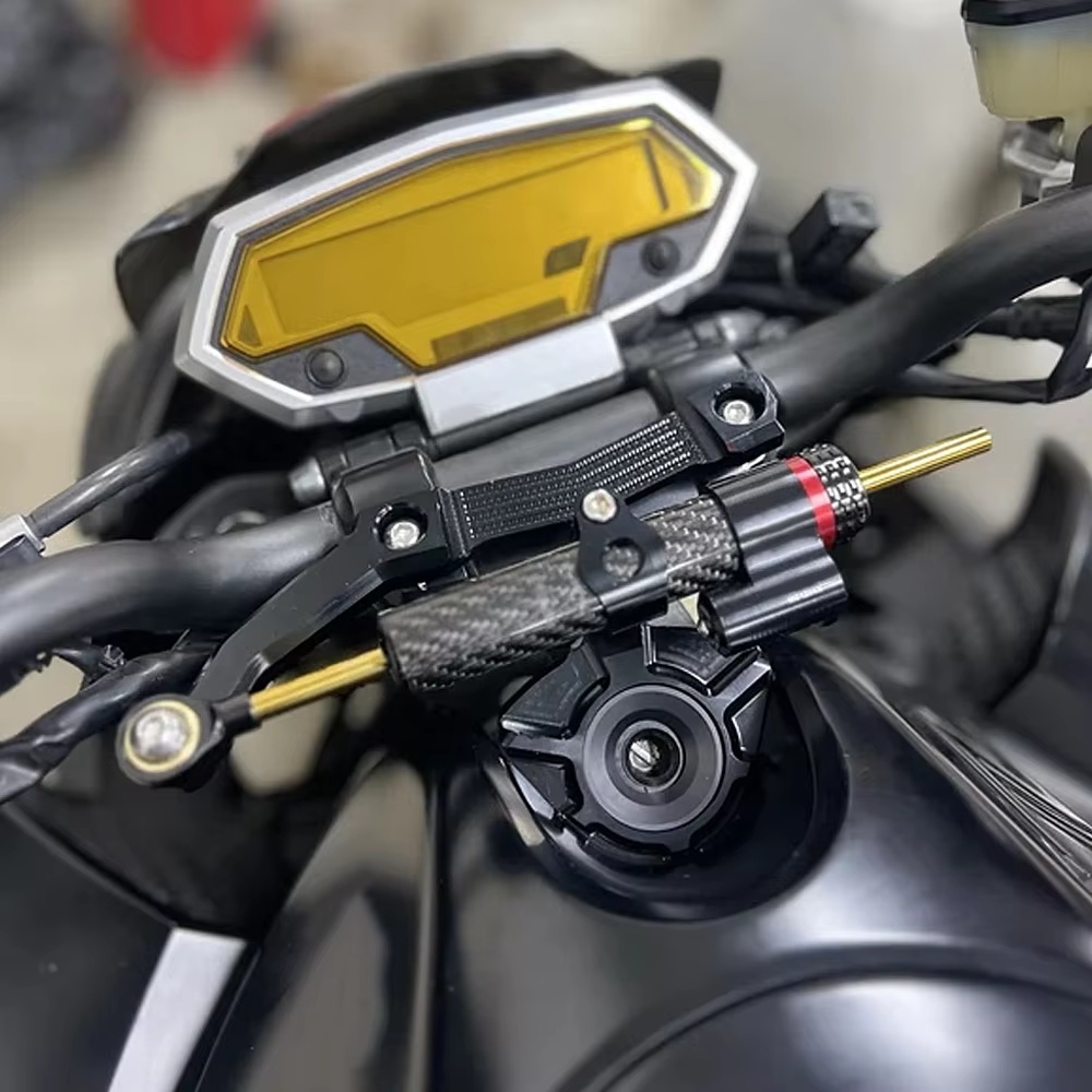 Aluminium CNC motorfiets stuur - Steering Damper Stabilizer Kit Cnc recensie en prijs
