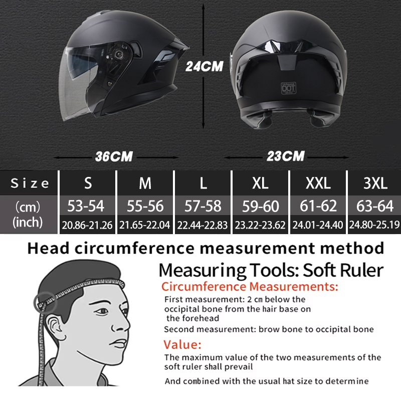 715 motorfiets open helm voor  - Scooter Helmet Set recensie en prijs